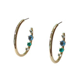Kerry Back Studded Hoops